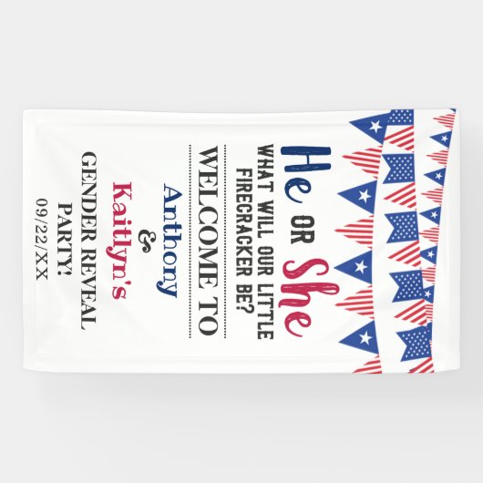 Jägerfahnen 4. Juli Party Banner (Horizontal)