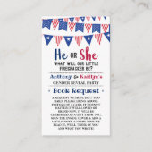 Jägerfahnen 4. Juli Party Begleitkarte (Vorderseite)