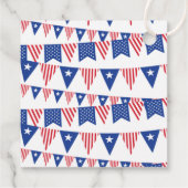 Jägerfahnen 4. Juli Party Geschenkanhänger (Rückseite)