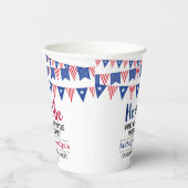 Jägerfahnen 4. Juli Party Pappbecher (Rechts)