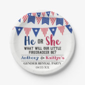 Jägerfahnen 4. Juli Party Pappteller (Vorderseite)