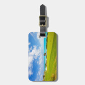 Jägergrün Gepäckanhänger (Vorderseite vertikal)