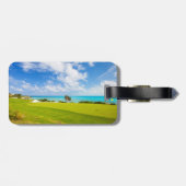 Jägergrün Gepäckanhänger (Rückseite horizontal)