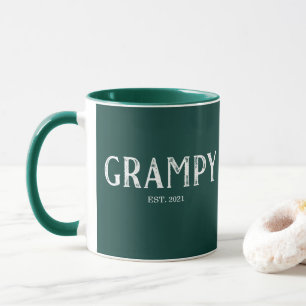 Jägergrün Grampy Jahr gegründet Tasse