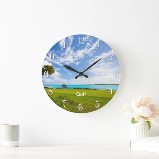 Jägergrün Große Wanduhr (Zuhause)