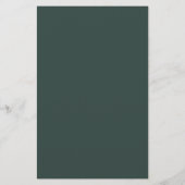 Jägergrün | Hochzeitsmenü für Bergketten (Rückseite)