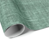 Jägergrün Leinen Geschenkpapier (Rolleneckpunkt)