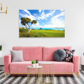 Jägergrün Leinwanddruck (Insitu (Wohnzimmer))