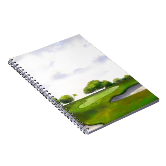 Jägergrün Notizblock (Rechte Seite)