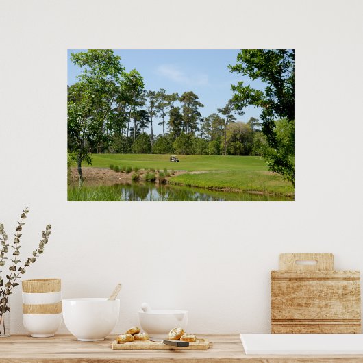 Jägergrün Poster (Küche)