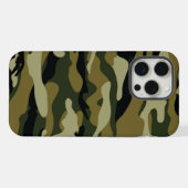 Jägergrün-Tarnmuster iPhone Hülle (Rückseite (Horizontal))