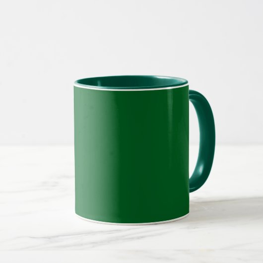 Jägergrün, tief reiche Nuance, Tasse (VorderseiteRechts)