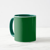 Jägergrün, tief reiche Nuance, Tasse (Vorderseite Links)