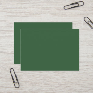 Jägergrüne Visitenkarte für Geschäftskontakte