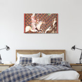 Jagerhasen von Ovide Moralize Leinwanddruck (Insitu (Schlafzimmer))