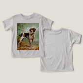 Jägerhund mit Vogel im Mund (Design Vorderseite & Rückseite)