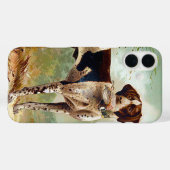Jägerhund mit Vogel im Mund Case-Mate iPhone Hülle (Rückseite (Horizontal))