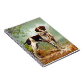 Jägerhund mit Vogel im Mund Notizblock (Rechte Seite)