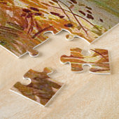 Jägerhund mit Vogel im Mund Puzzle (Seite)