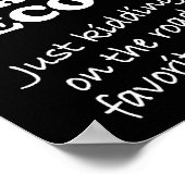 Jägerin Erholung Funny Poster blass (Ecke)