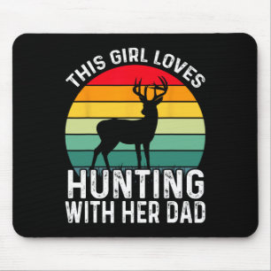 Jägerin mit ihrem Vater Vatertag 1 Mousepad