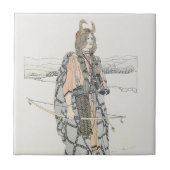 Jägerin (von Ann Macbeth) Fliese (Vorderseite)