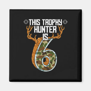 Jägerjagd 6. Geburtstag Magnet