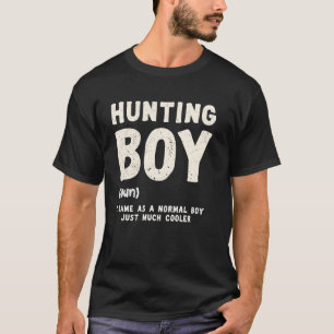Jägerjunge Definition Lustig Bock Hirsch Jäger Wit T-Shirt
