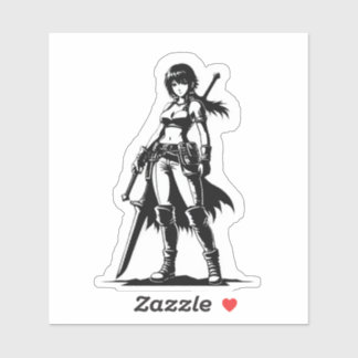 Jägermädchen des Nordens5 Aufkleber