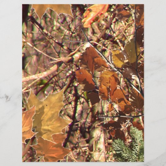 Jägers Camouflage Camouflage Malerei Anpassen Sie Flyer (Vorne)