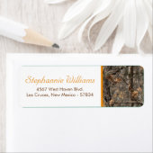 Jägers Camouflage Chic Wedding Return Label (Insitu)