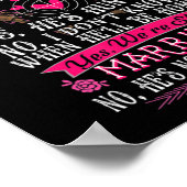 Jägers Ehefrau Ja Er ist ein Geschenk für Jagdlust Poster (Ecke)