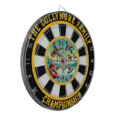 Jägers flatternde Wasservöllchenmauer Kunst Dartscheibe (Vorderseite Links)