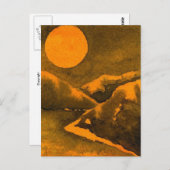 "Jäger's Moon #1" Landstraßen Postkarte (Vorne/Hinten)