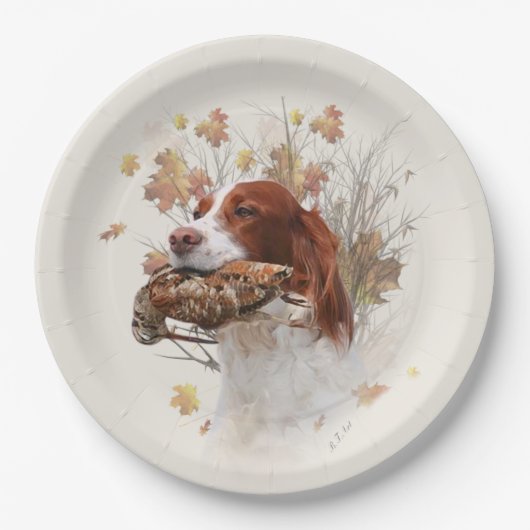 Jägersaison Pappteller (Vorderseite)