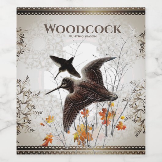 Jägersaison Weinetikett (Einzelnes Label)