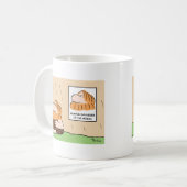 Jägersammler-Monatshöhlenbewohner Kaffeetasse (Vorderseite Links)