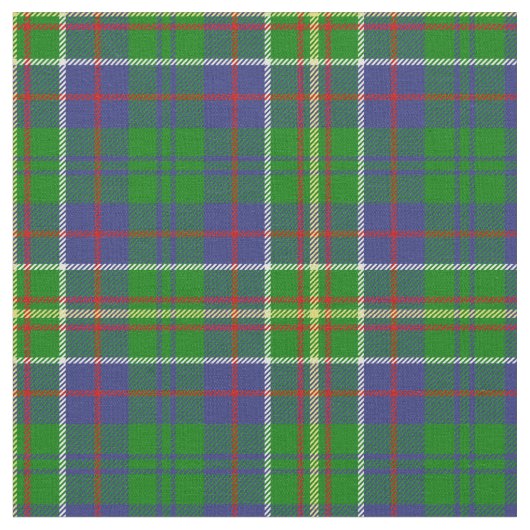 Jägertartan-Druck Stoff (Nahaufnahme)