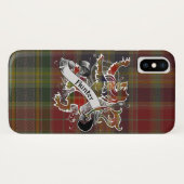 Jägertartan-Löwe Case-Mate iPhone Hülle (Rückseite (Horizontal))
