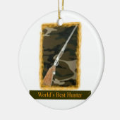 Jägerverzierung Keramikornament (Links)