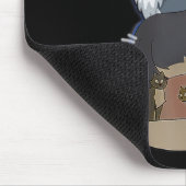 JägerWolf am Mondgrauen Wolf Jagd Wolf Anima Mousepad (Ecke)