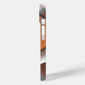 Jagged Edge Concentric Earth Tone Ombre Art Case-Mate iPhone Hülle (Rückseite / Links)