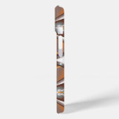Jagged Edge Concentric Earth Tone Ombre Art Case-Mate iPhone Hülle (Rückseite / Links)