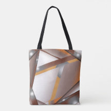 Jagged Edge Concentric Earth Tone Ombre Art