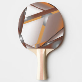 Jagged Edge Concentric Earth Tone Ombre Art Tischtennis Schläger