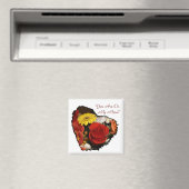 Jagged Edge Heart Bouquet Magnet (In Situ (Geschirrspüler))