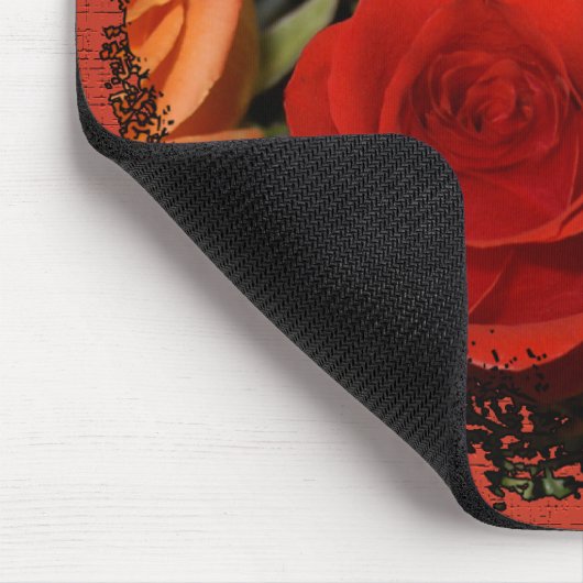 Jagged Eged Heart Bouquet Mousepad (Ecke)