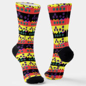 Jagged Geo Nachhaltig Premium Crew Socks Socken (Gewinkelt)