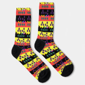 Jagged Geo Nachhaltig Premium Crew Socks Socken (Rechts)