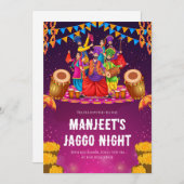 Jago Einladung Jaggo Karten, Jaggo lädt ein (Vorne/Hinten)